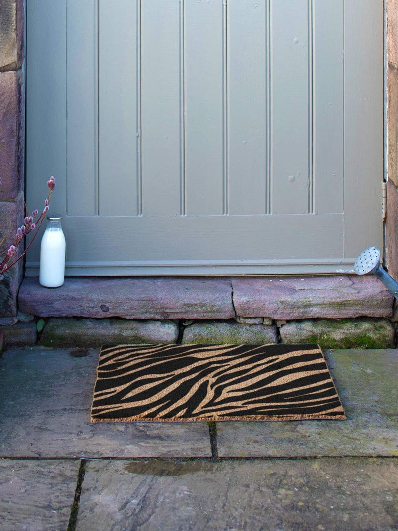 Artsy Mats zebra print doormat 60x40cm - British product