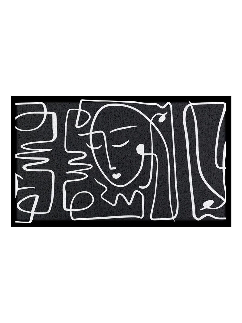 Artsy Mats doormat multi face lines abstract design (British brand)