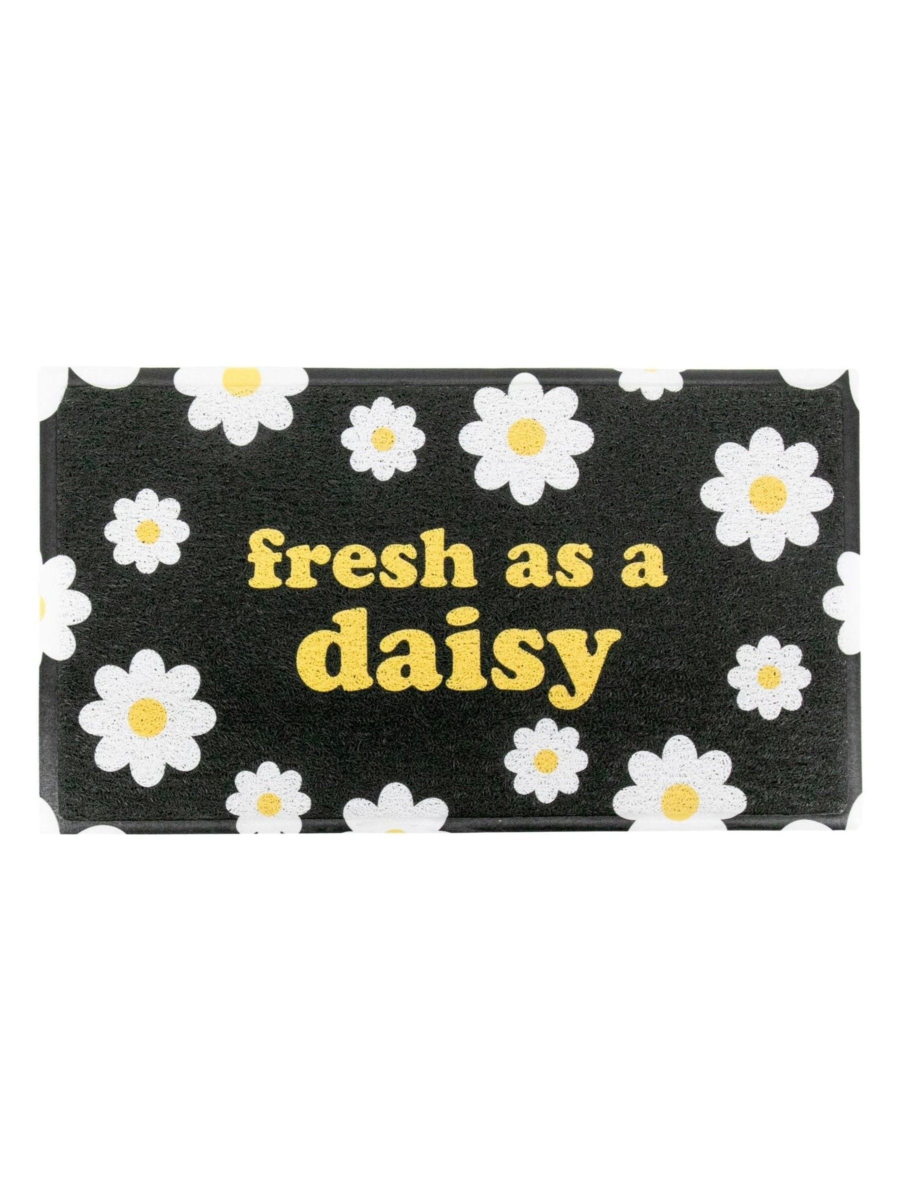 Artsy Mats black doormat 70x40cm, imported from the UK