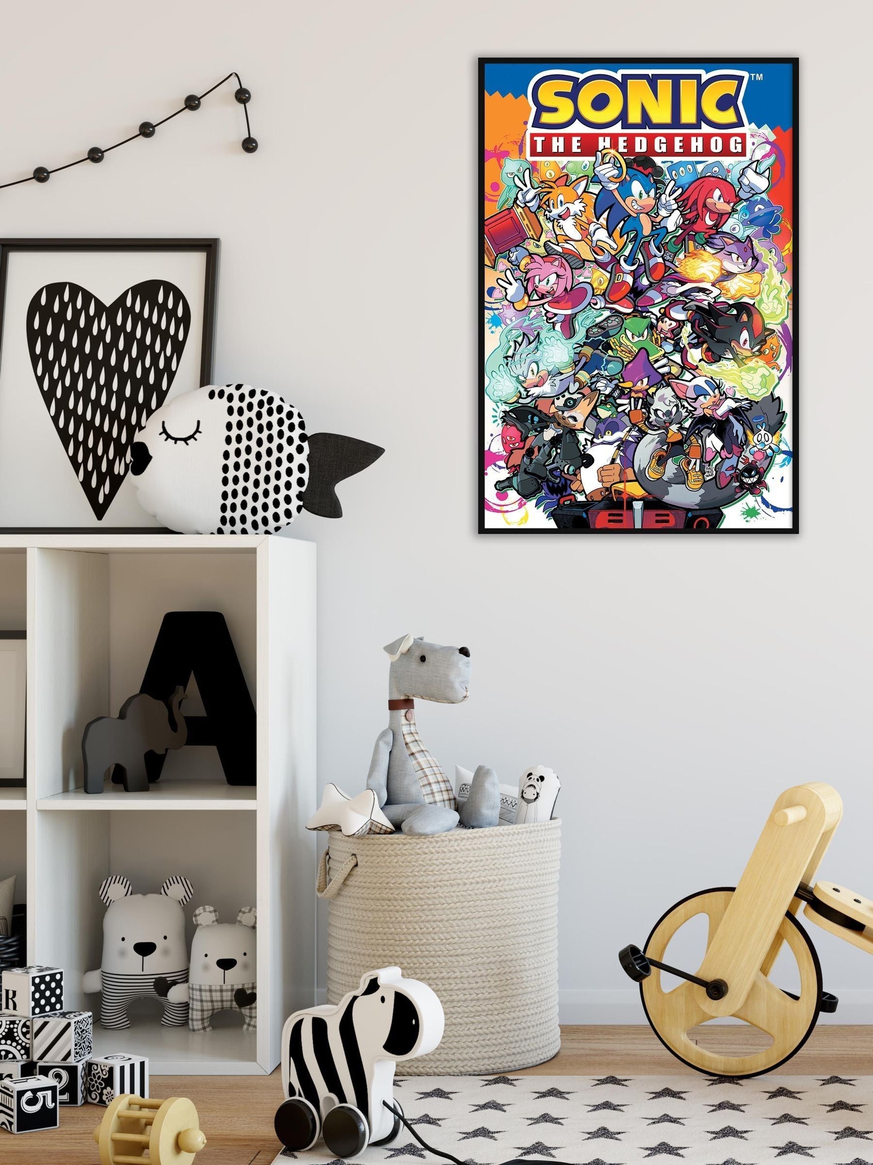 Pyramid International Sonic framed poster 61x91.5cm - British product