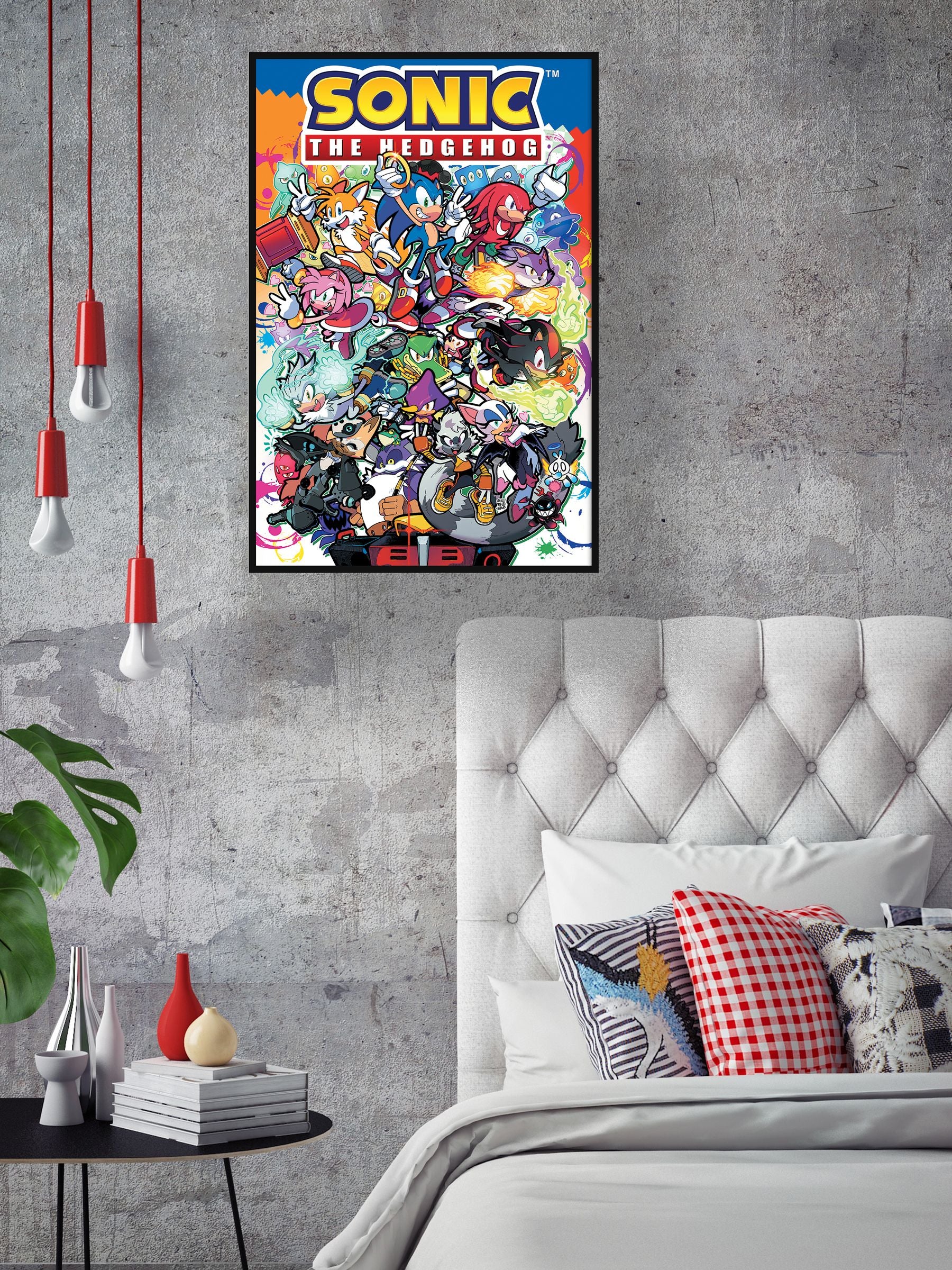 Pyramid International Sonic framed poster 61x91.5cm - British product