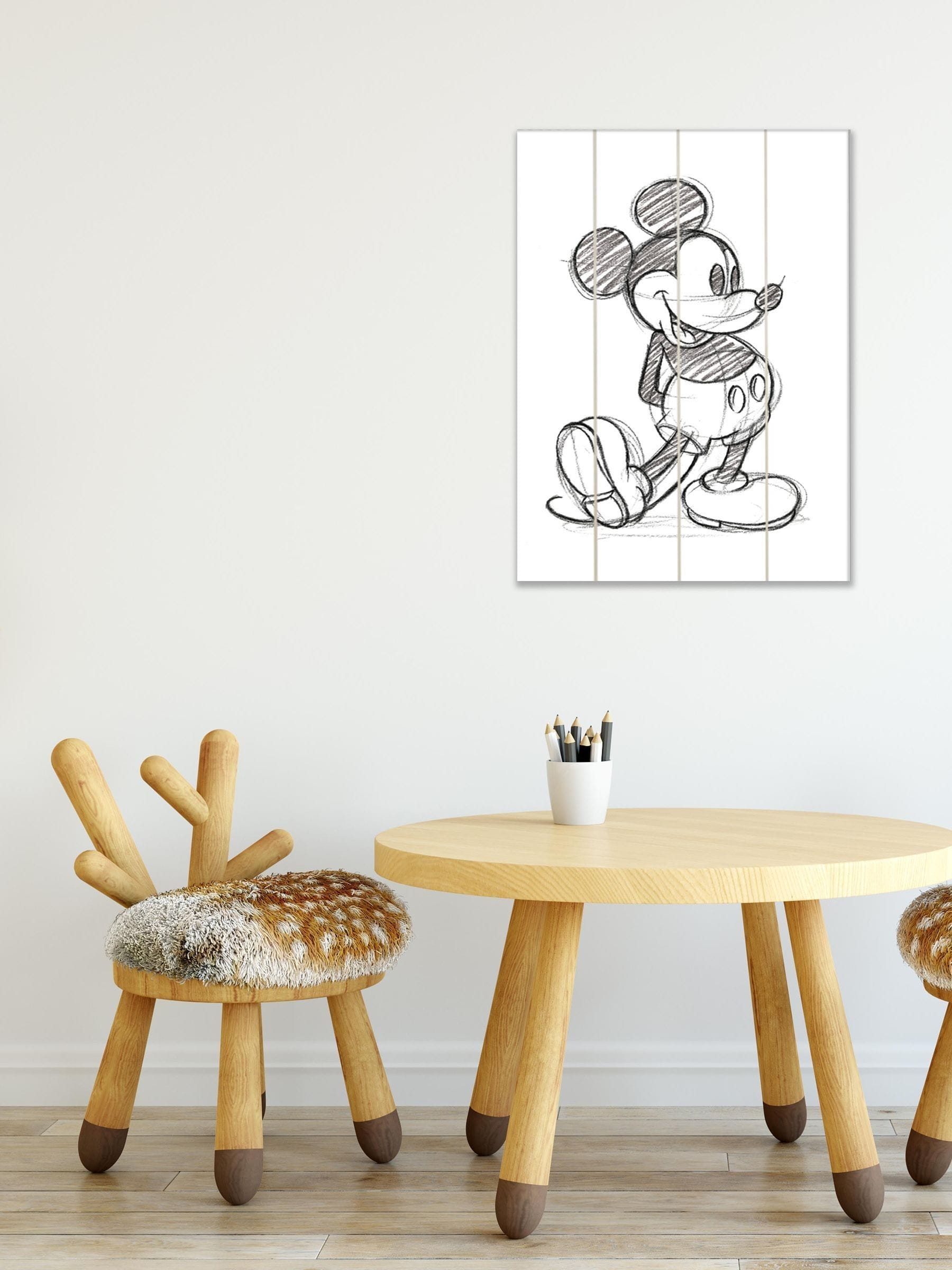 Pyramid International Mickey Mouse sketched wall art 40x59cm (British brand)