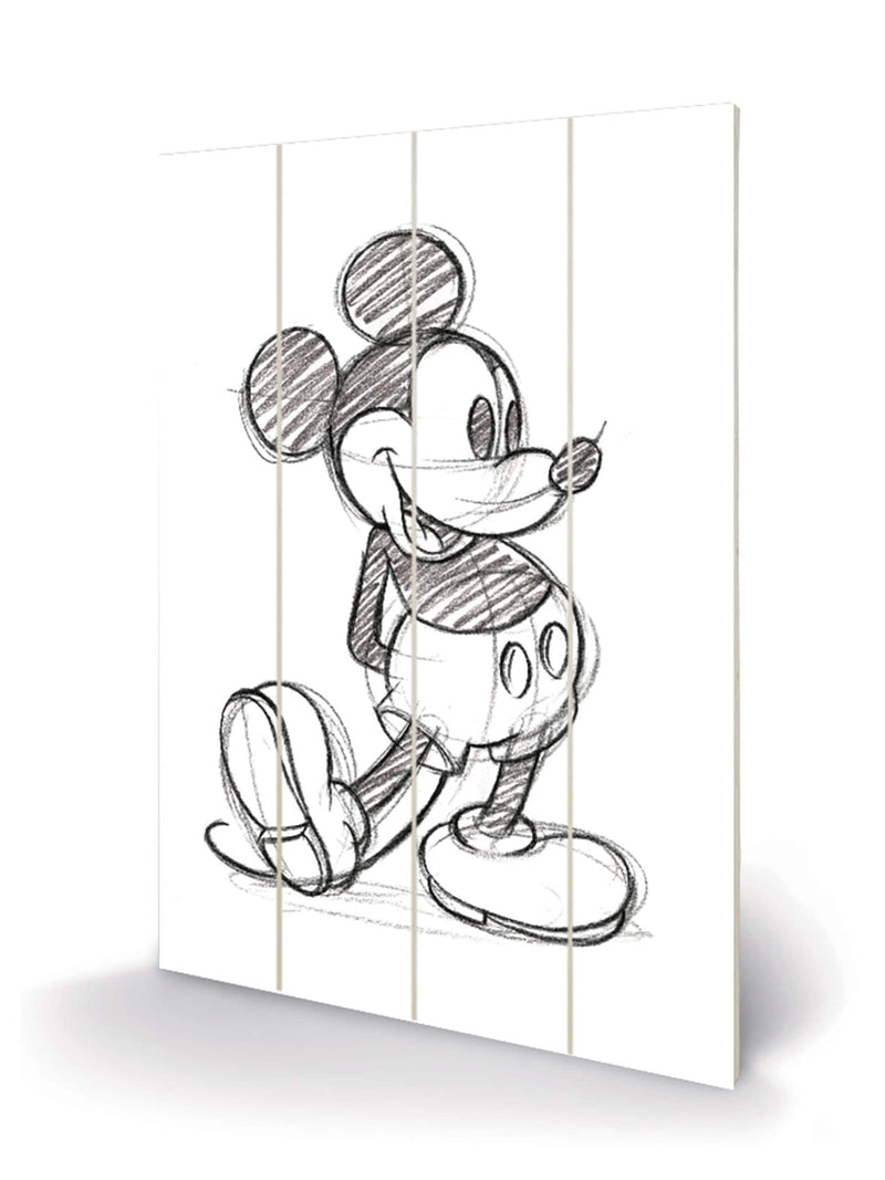 Pyramid International Mickey Mouse sketched wall art 40x59cm (British brand)