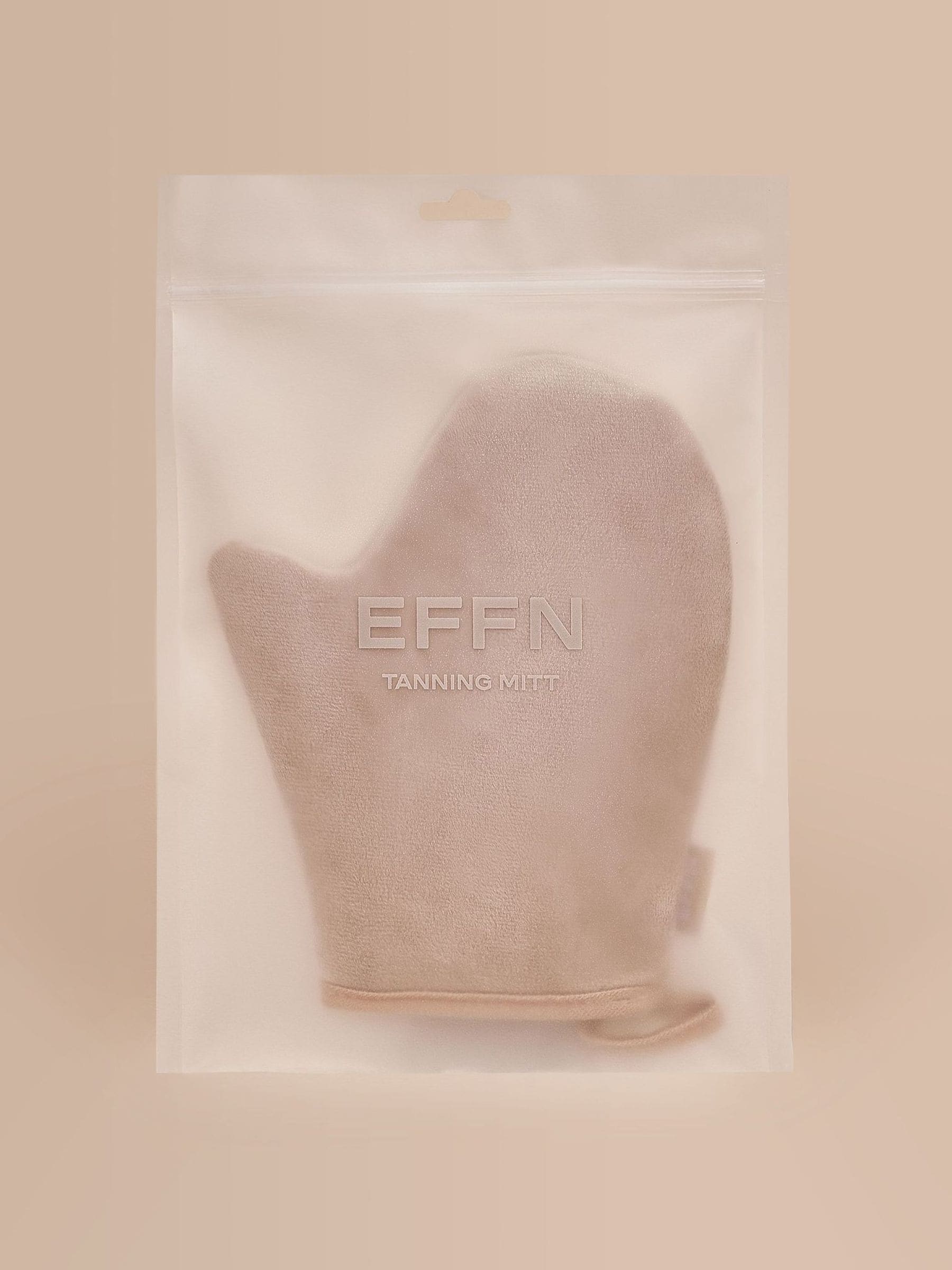 Velvet Tanning Mitt with Thumb Control, Large Size