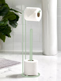 Green Sage Wire Toilet Roll Holder