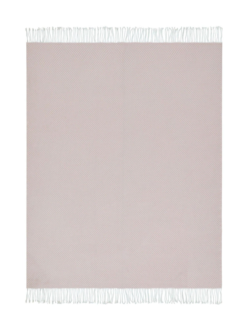 Jeté brossé Arya rose blush Laura Ashley, importé du Royaume-Uni