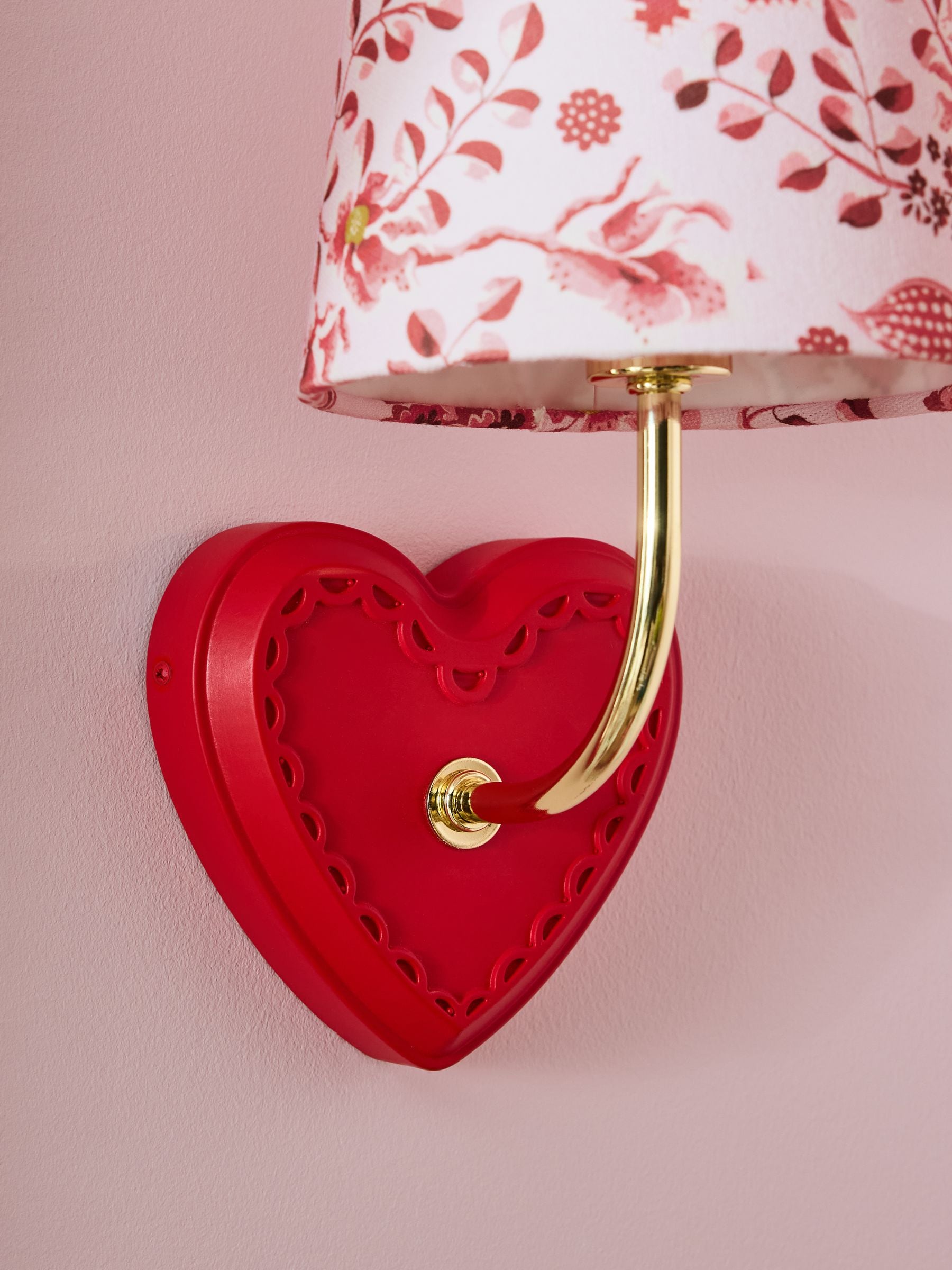 Cath Kidston red heart locket wall light (British brand)