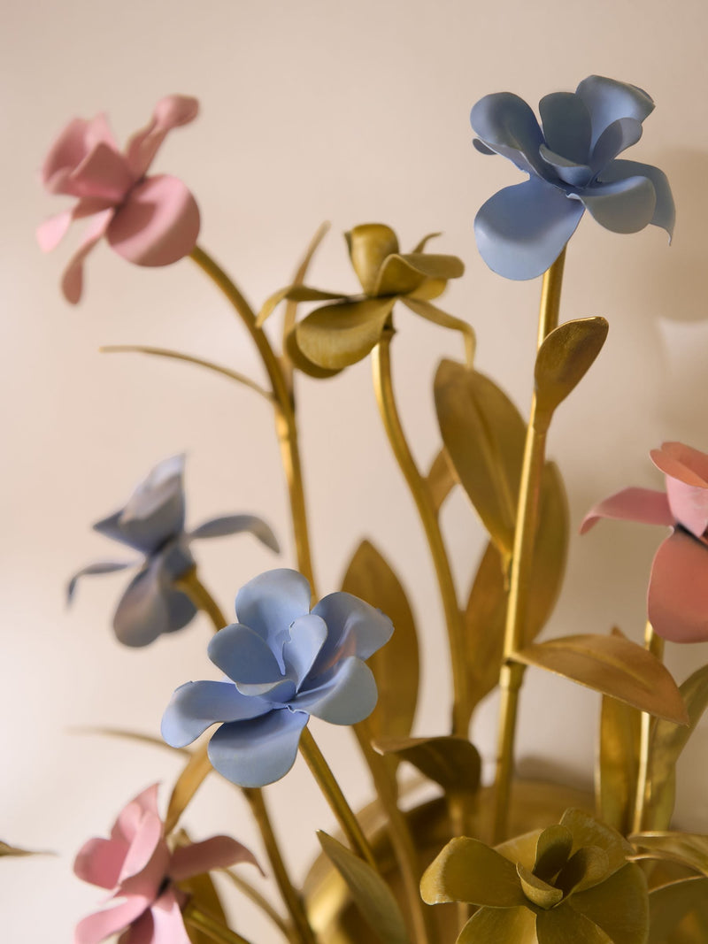 Laurence Llewelyn-Bowen Veranda gold floral wall light 27cm (British brand)