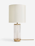 Lipsy Brass Ridge Glass Table Lamp (British brand)