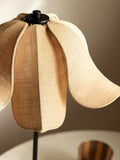 Rockett St George Sand Cream/Black Petal Table Lamp