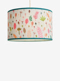 Lucy Tiffney green ecru leaves lampshade 22cm - British product
