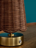 Clarke and Clarke Isla rechargeable wireless touch lamp, imported from the UK
