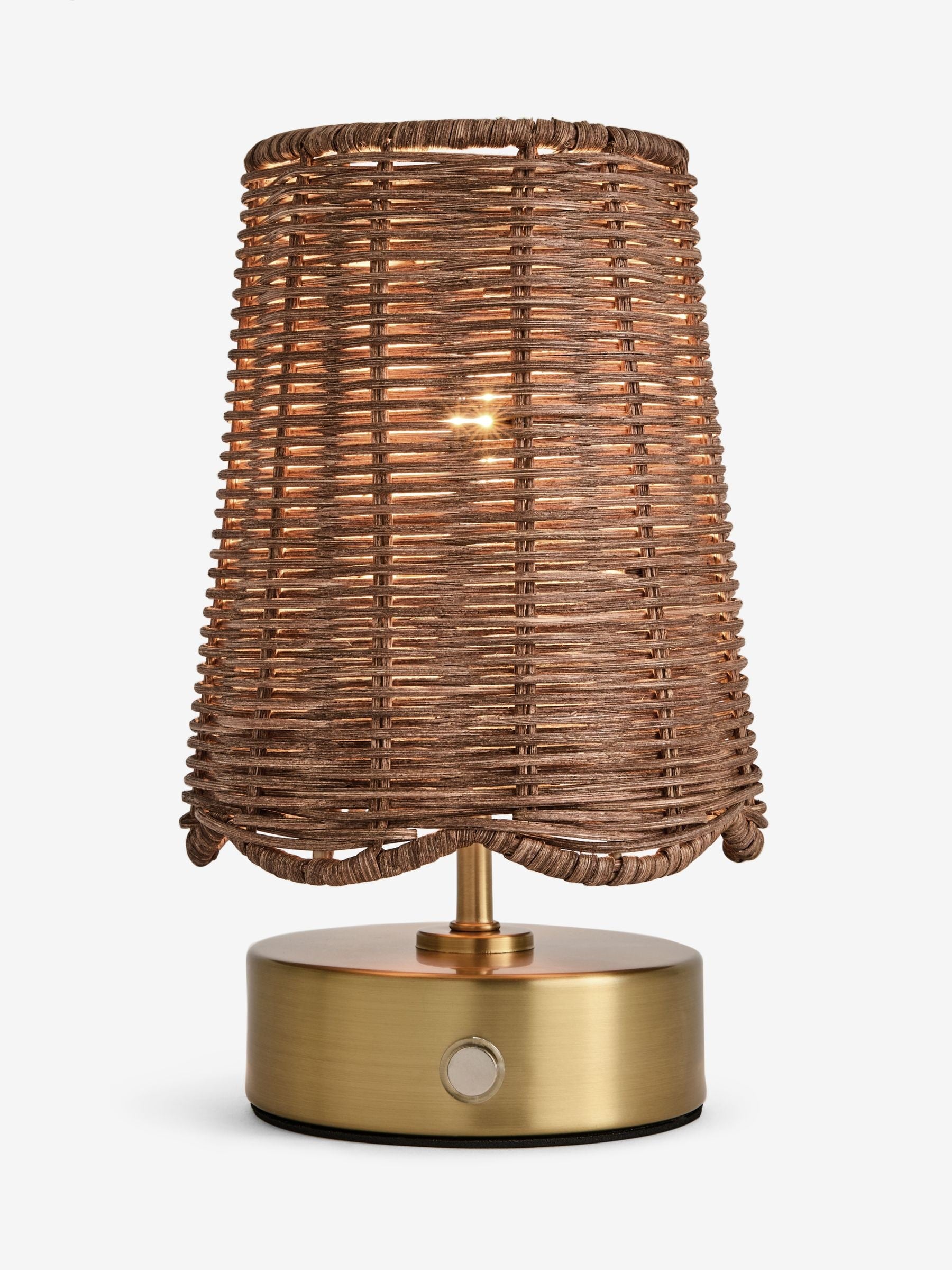 Clarke and Clarke Isla rechargeable wireless touch lamp, imported from the UK
