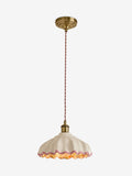 Cath Kidston pink cream ceramic folded ceiling pendant (British brand)