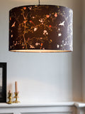 Rockett St George Ochre Yellow Bamboo Print Easy Fit Ceiling Light