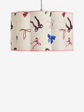 Eleanor Bowmer pink bow print scalloped lampshade 40cm - British product