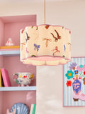 Eleanor Bowmer pink bow print scalloped lampshade 40cm - British product