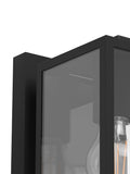 Eglo Budrone modern steel glass outdoor wall light (British brand)