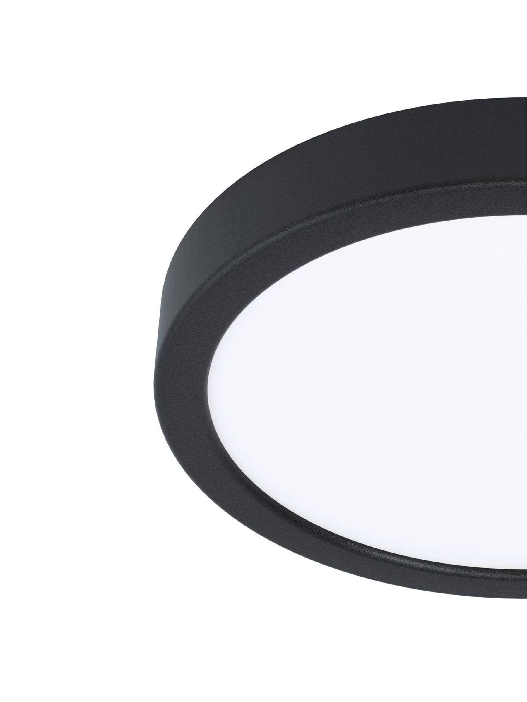 Eglo Argolis 2 black metal LED outdoor surface light, UK version