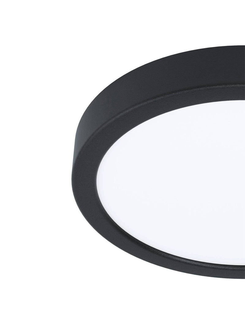 Eglo Argolis 2 black metal LED outdoor surface light, UK version