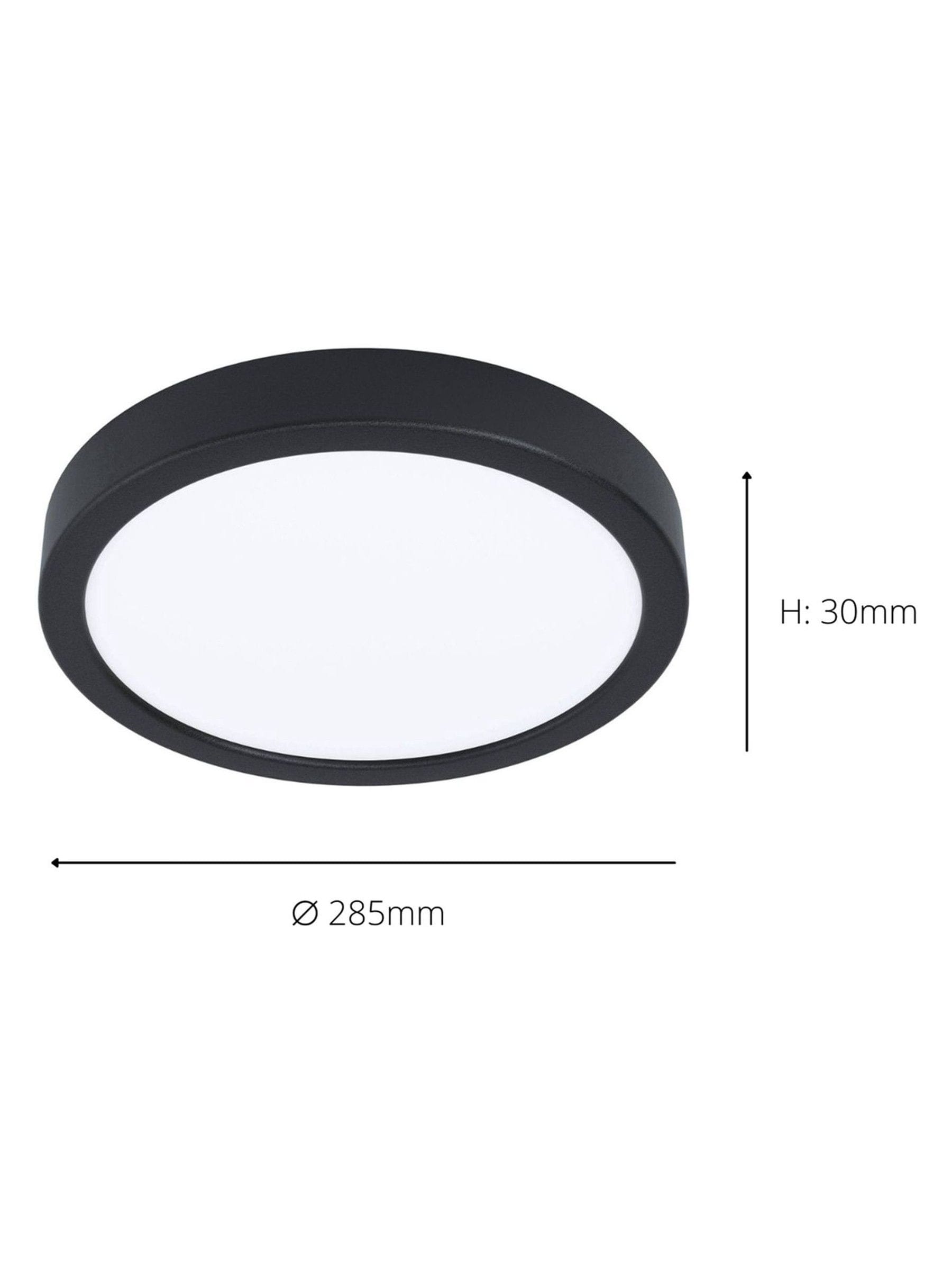 Eglo Argolis 2 black metal LED outdoor surface light, UK version
