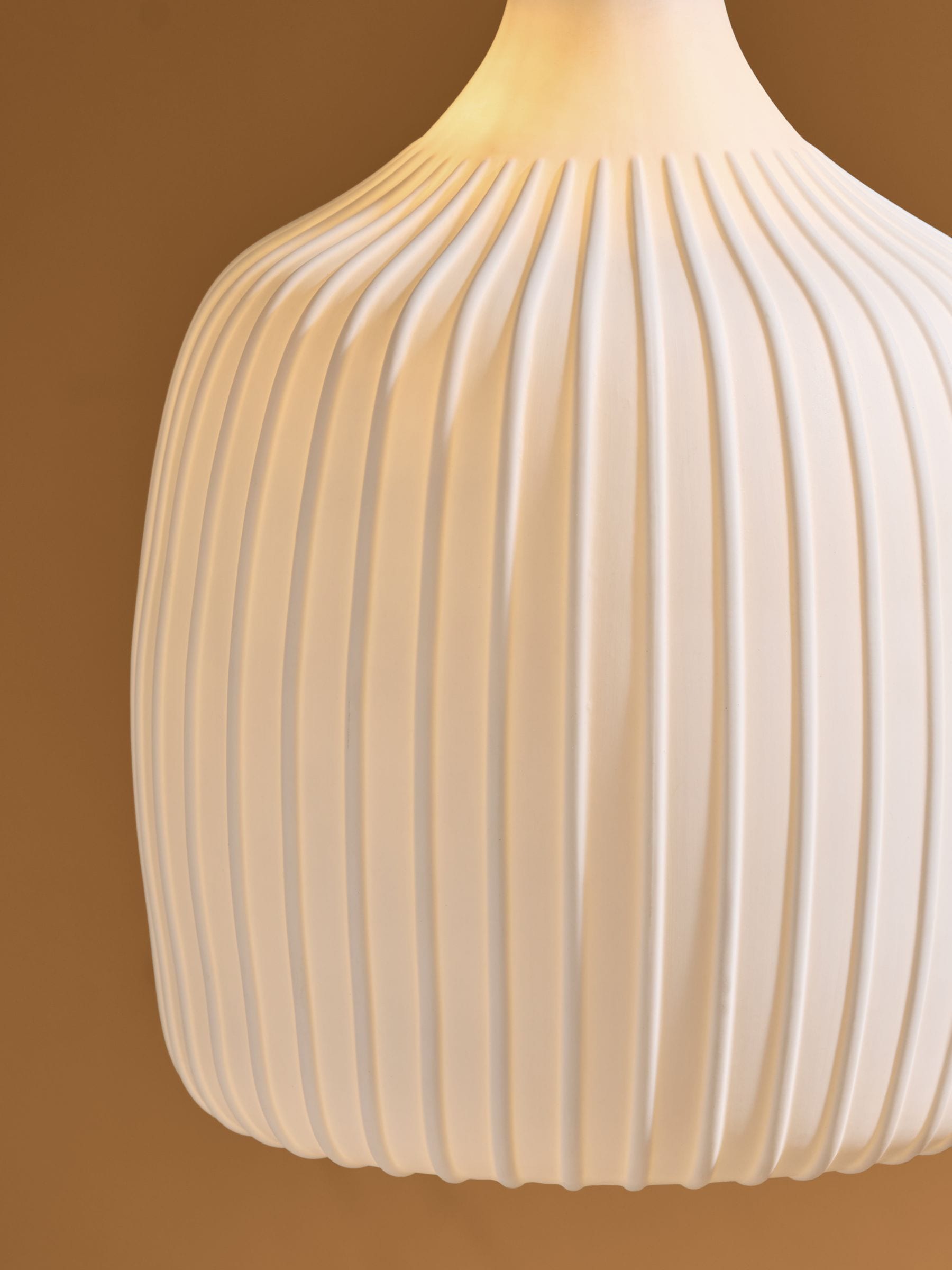 MADE.COM white easy fit finn porcelain shade - British product