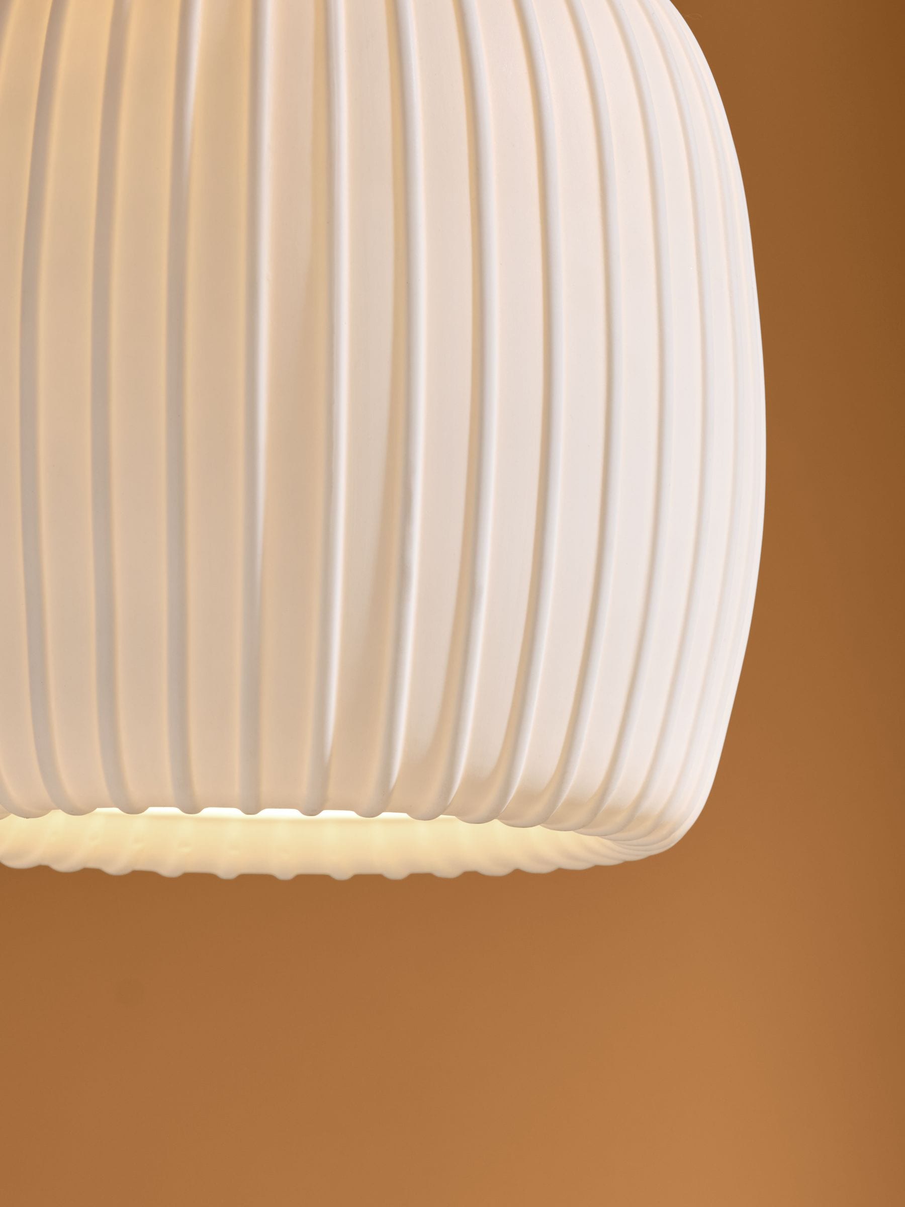 MADE.COM white easy fit finn porcelain shade - British product