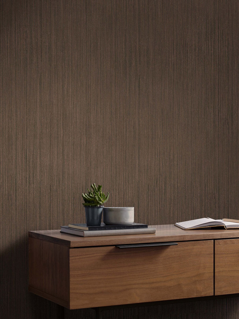 Graham & Brown bronze faux lustre wallpaper sample A4 - British product