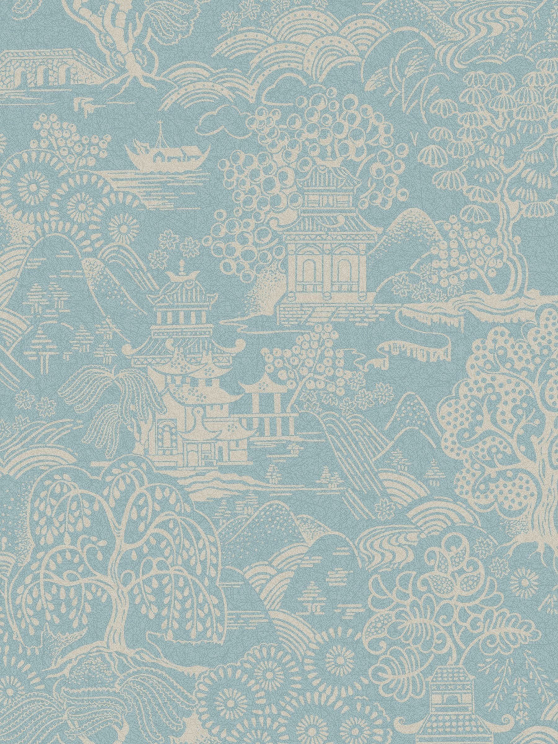 Graham & Brown duck egg Basuto A4 wallpaper sample (British brand)