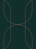 Graham & Brown Palais wallpaper sample Green and Gold A4, UK version