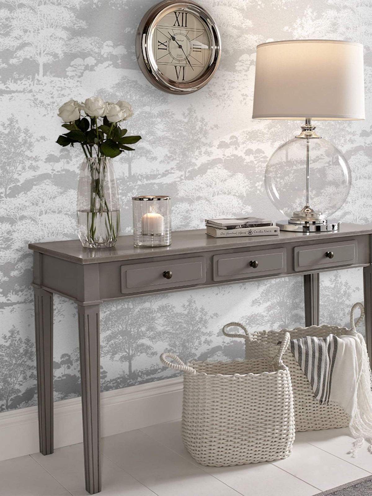 Graham & Brown Frost Meadow A4 Wallpaper Sample