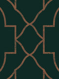 Graham & Brown wallpaper sample Emerald Versailles A4, imported from the UK
