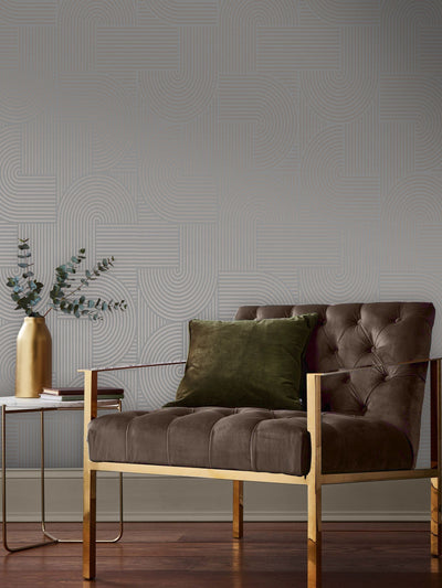 Next Graham & Brown Taupe Centra A4 Wallpaper Sample- Buy online at McGrocer