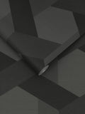 Graham & Brown wallpaper sample Fractal Grey A4, imported from the UK