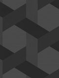 Graham & Brown wallpaper sample Fractal Grey A4, imported from the UK