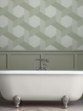 Graham & Brown Ground Fractal Grey Wallpaper Sample A4