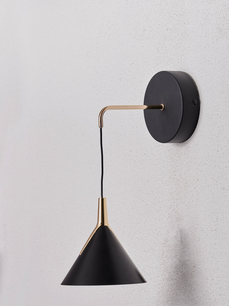 Pacific Lifestyle Black Astarion LED wall light 100cm, UK version