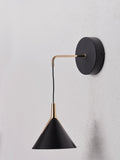 Pacific Lifestyle Black Astarion LED wall light 100cm, UK version