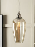 Pacific Lifestyle Clio antique metallic lustre glass pendant (British brand)