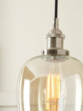 Pacific Lifestyle Clio antique metallic lustre glass pendant (British brand)