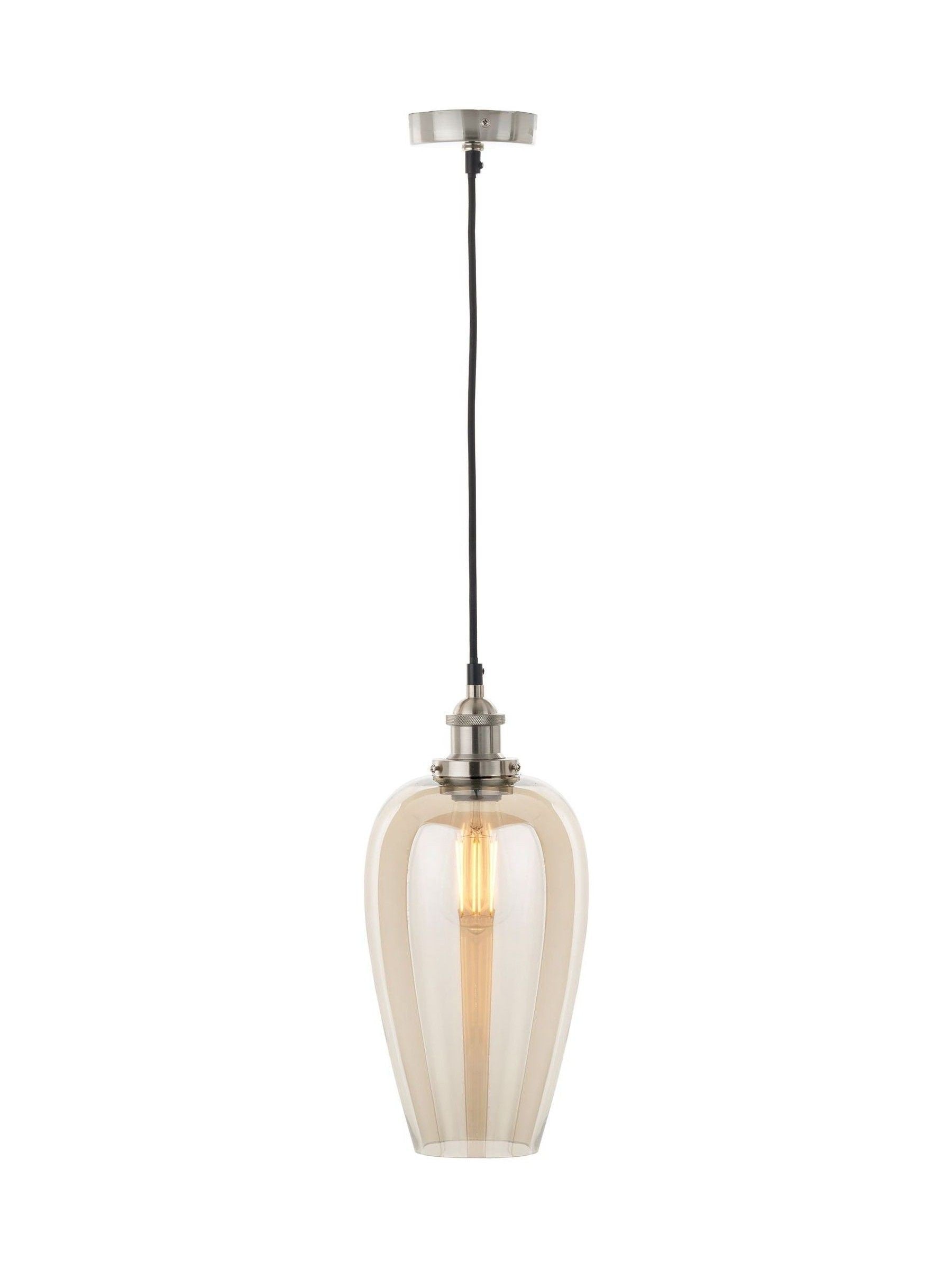 Pacific Lifestyle Clio antique metallic lustre glass pendant (British brand)