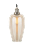 Pacific Lifestyle Clio antique metallic lustre glass pendant (British brand)
