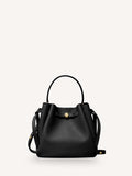 Tory Burch black Romy pebbled bucket bag small (British brand)
