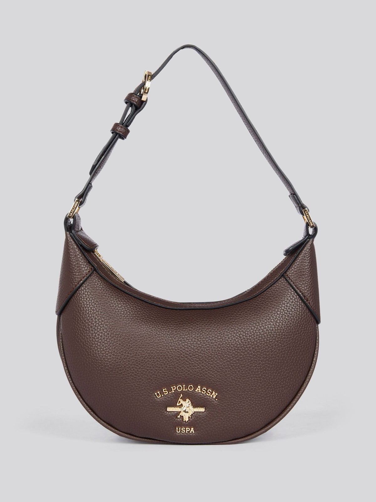 U.S. Polo Assn. brown Stanford small hobo bag (British brand)