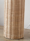 Pacific Natural rattan bottle table lamp 62cm - British product