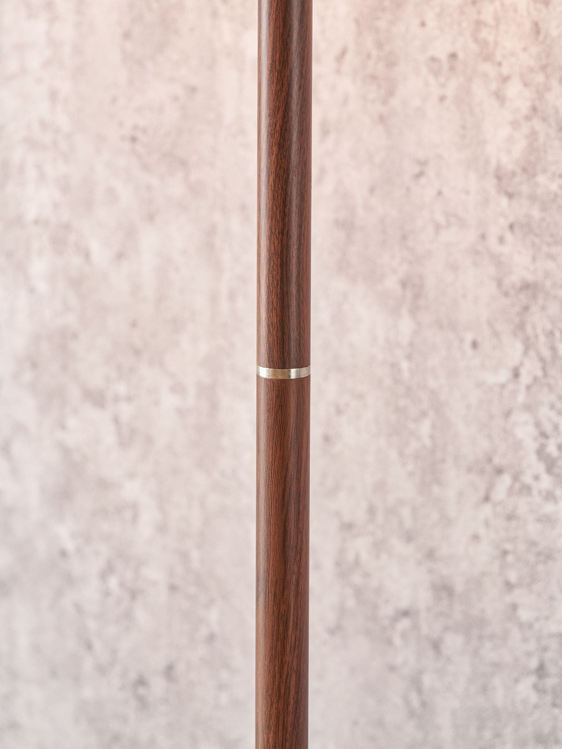 Pacific black wood effect floor lamp 157cm - British product