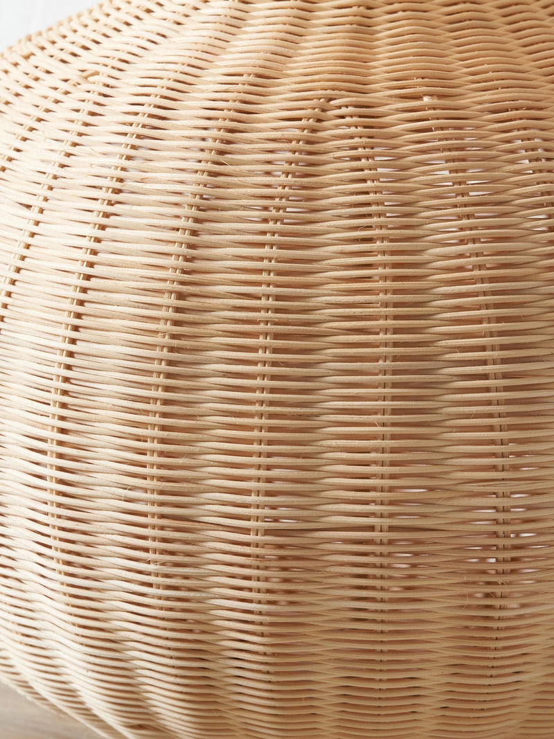 Pacific rattan table lamp natural finish - British product