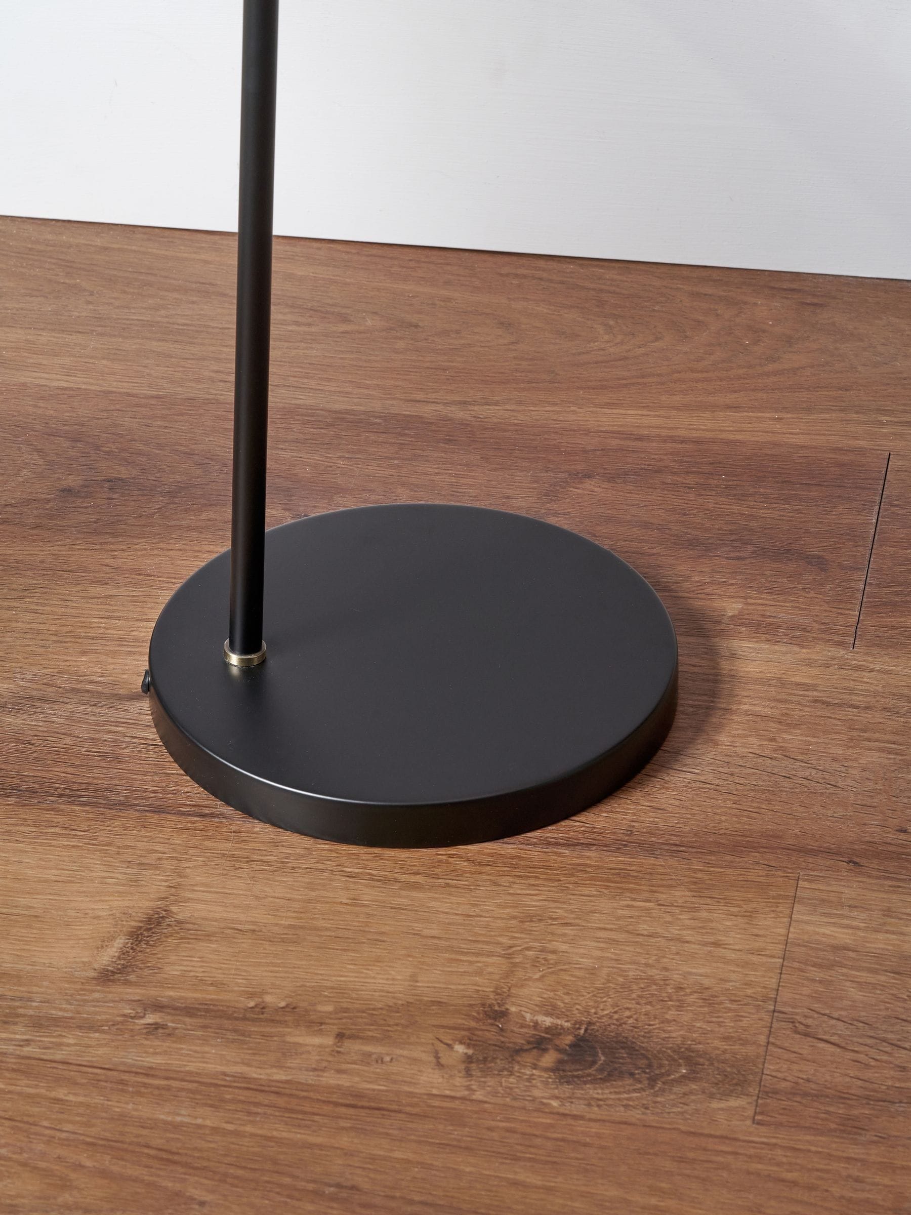 Pacific black and gold task floor lamp, UK version