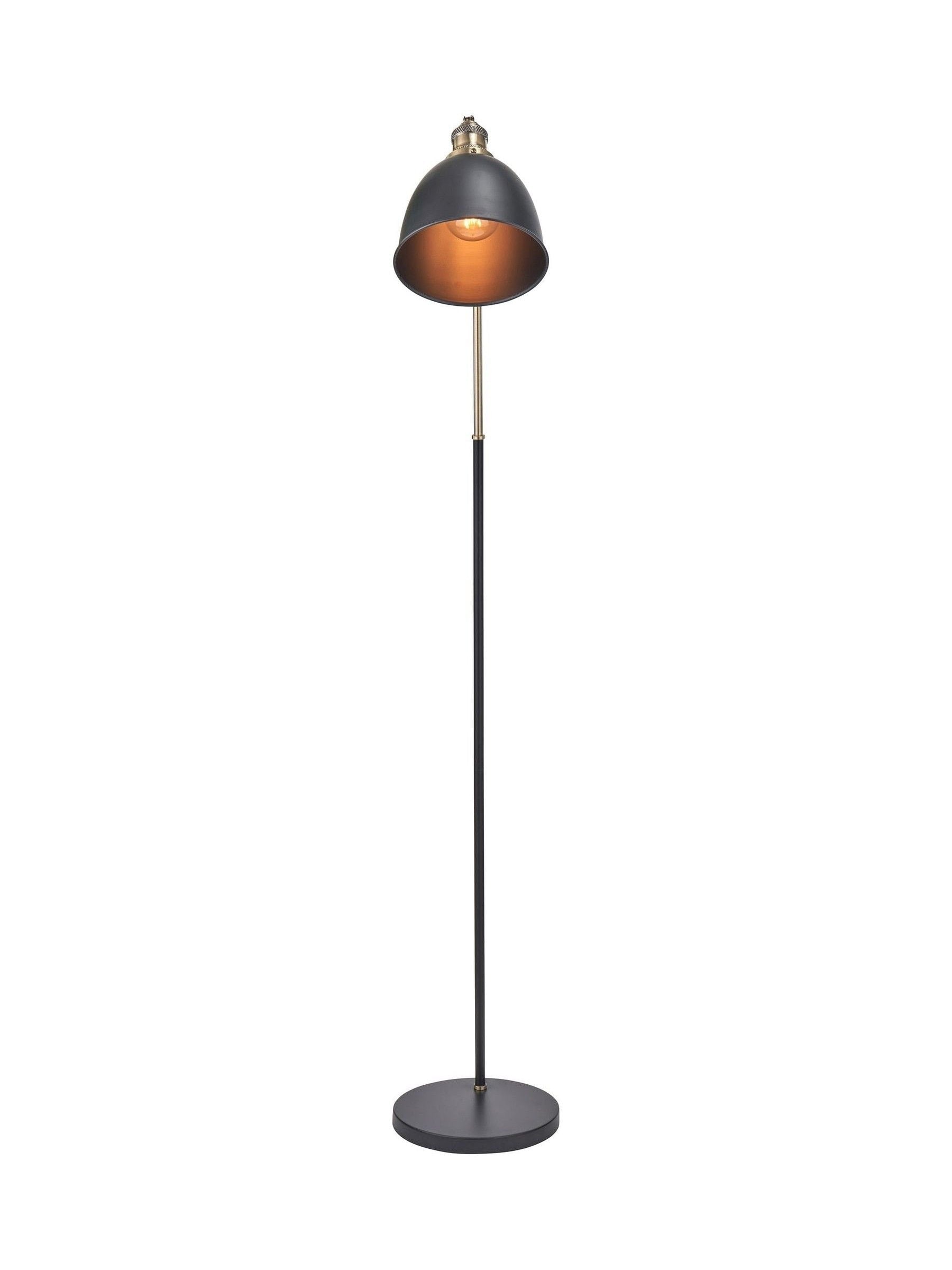 Pacific black and gold task floor lamp, UK version