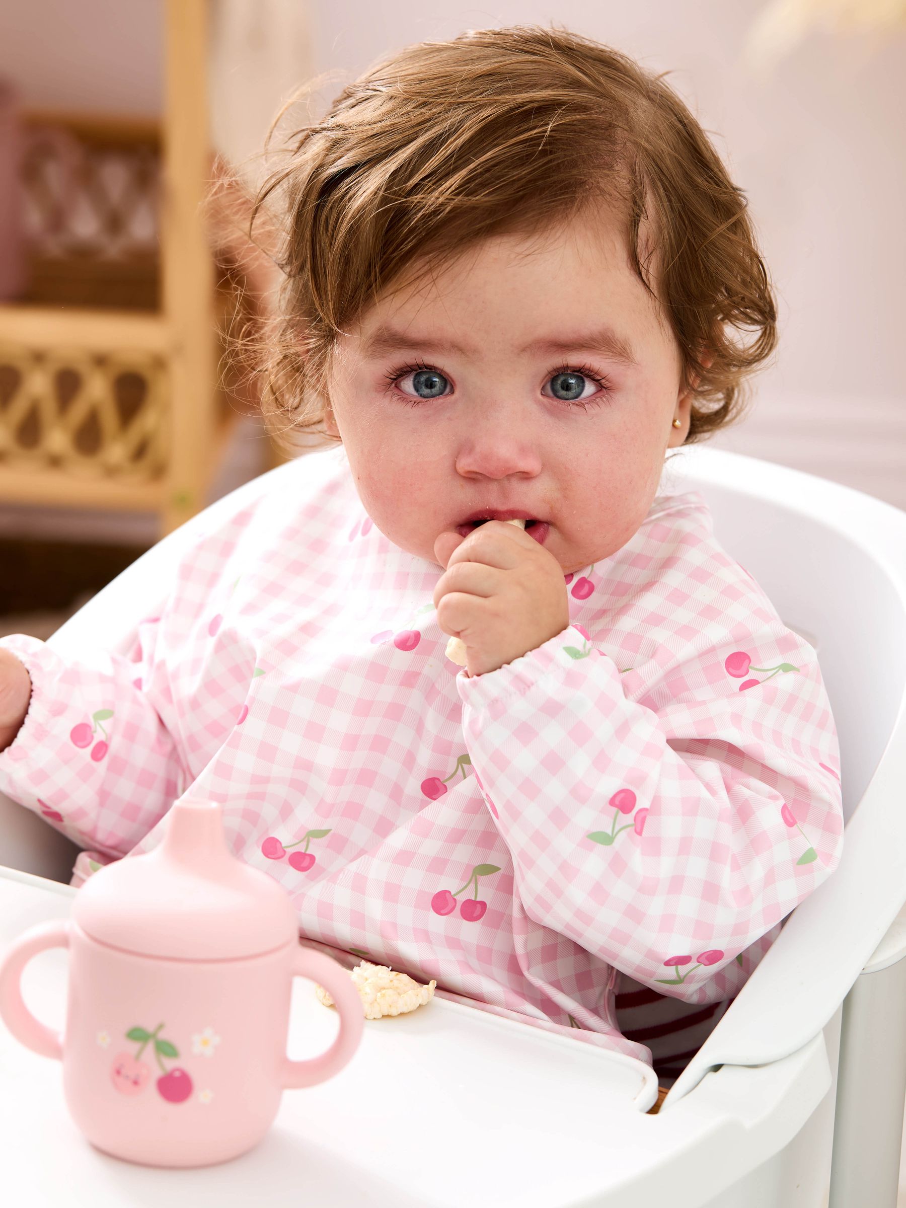JoJo Maman Bébé printed silicone sippy cup, UK version